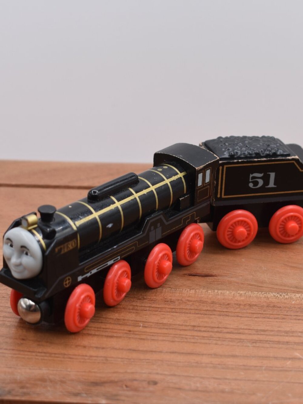 Hiro 51 and Tender Thomas & Friends Wooden Railway Train Engine Magnetic 2003